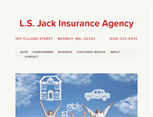 Tablet Screenshot of jackinsuranceagency.com